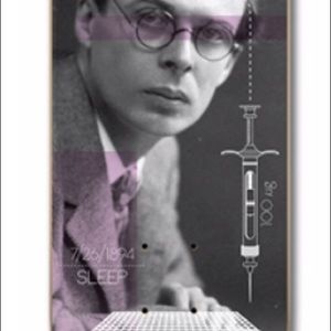 Sleep Huxley skateboard deck